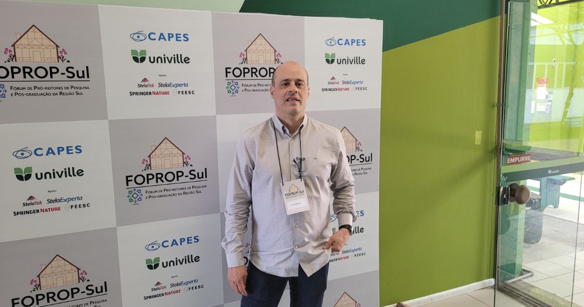 Fernando Borges no FOPROP SUL 2023 - sócio do StelaTek